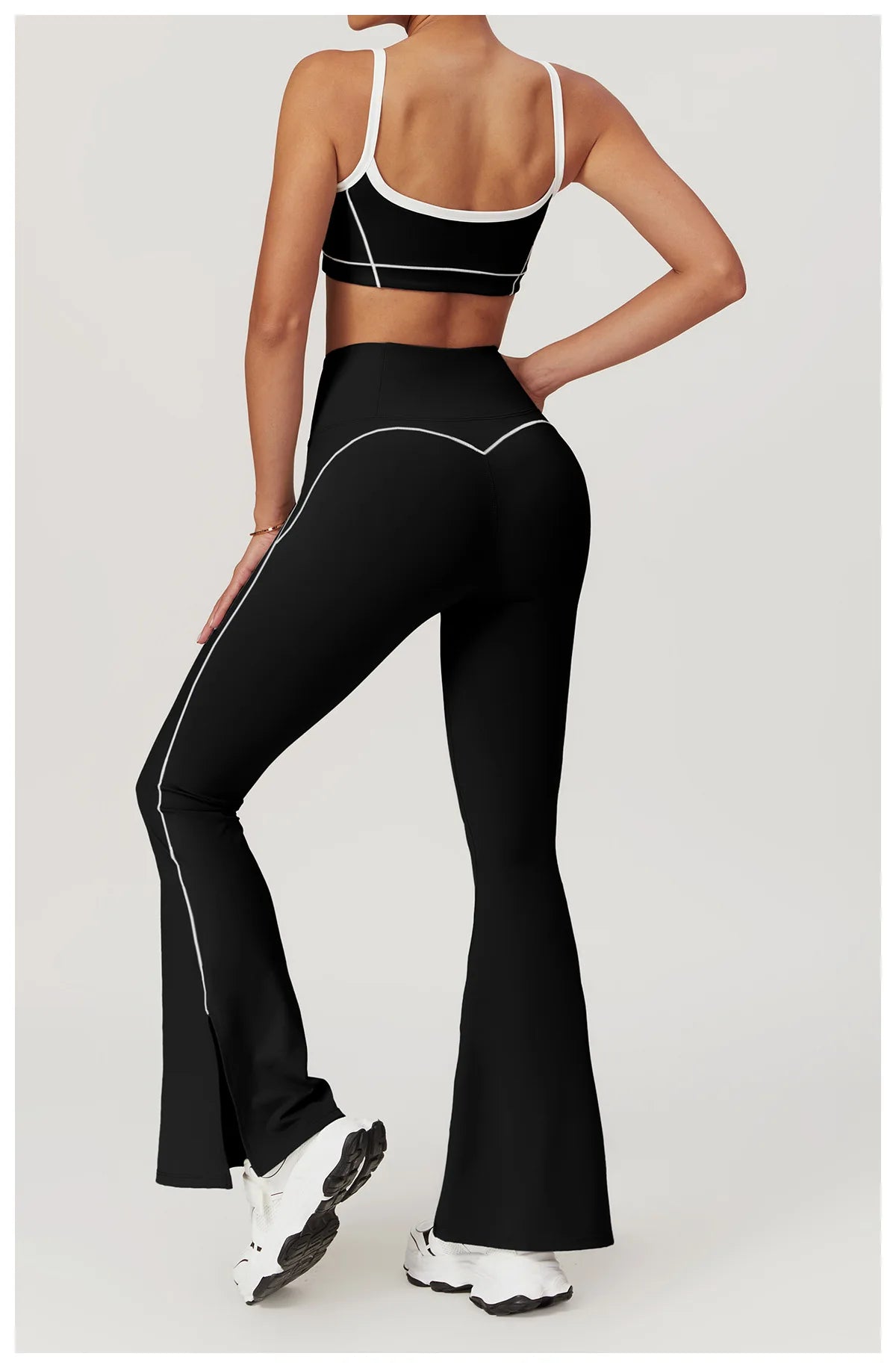Women’s Yoga Set – Sports Bra, Leggings, Flare Pants & Shorts