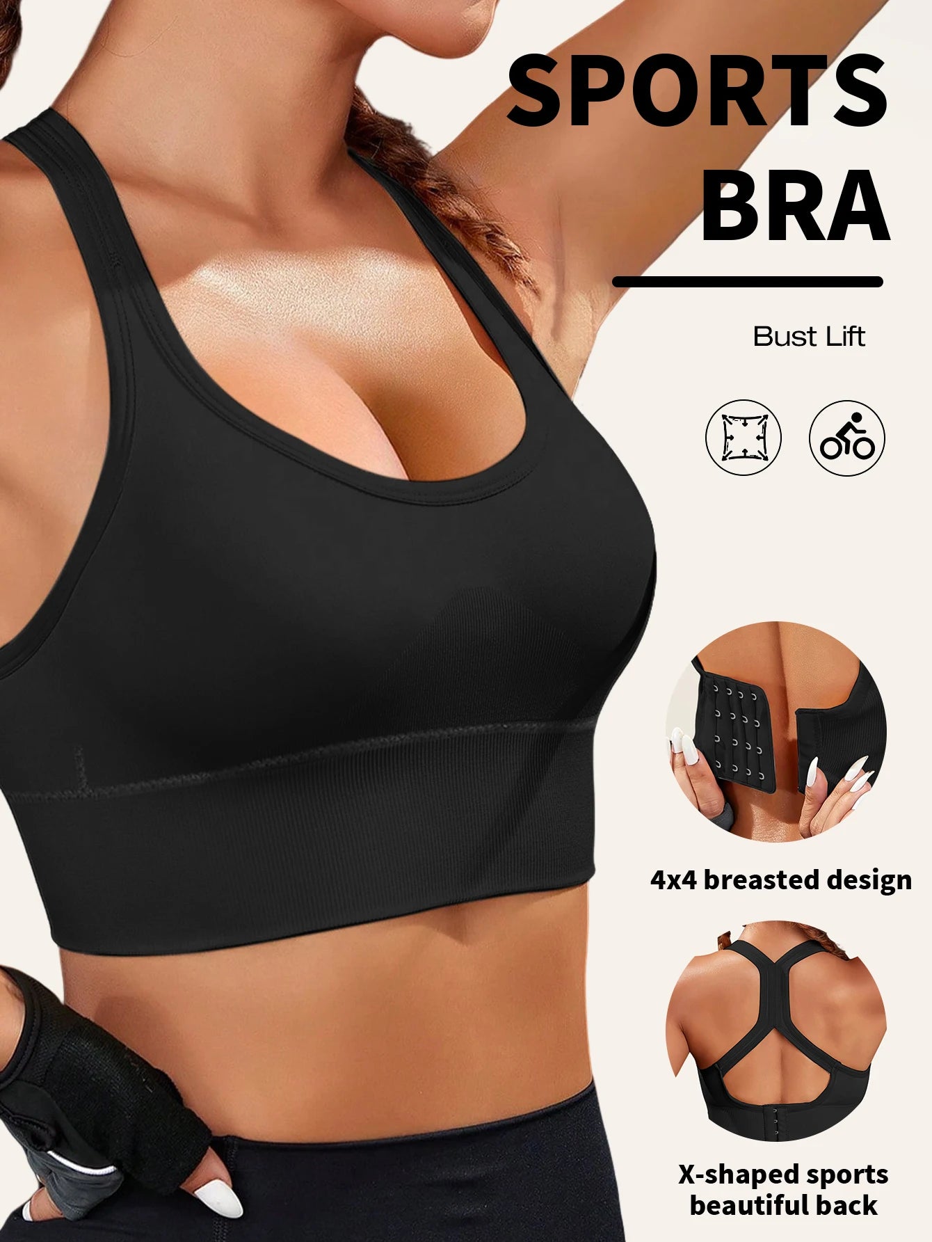 Sculpt & Move Crisscross Sports Bra