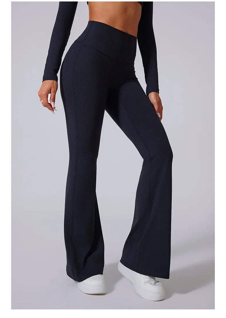 Women’s High Waist Flared Leggings
