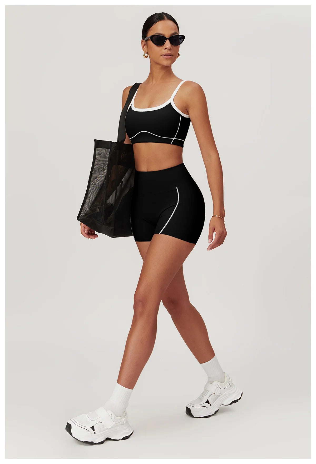 Women’s Yoga Set – Sports Bra, Leggings, Flare Pants & Shorts