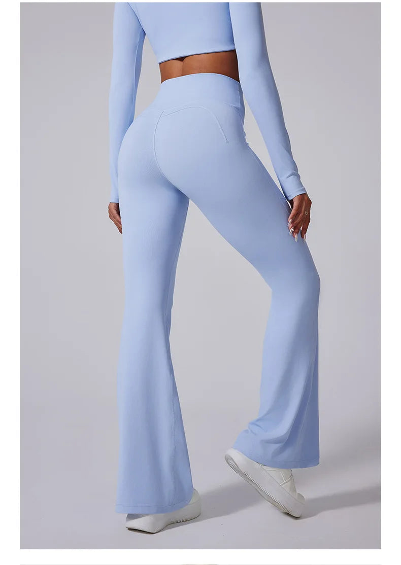 Women’s High Waist Flared Leggings