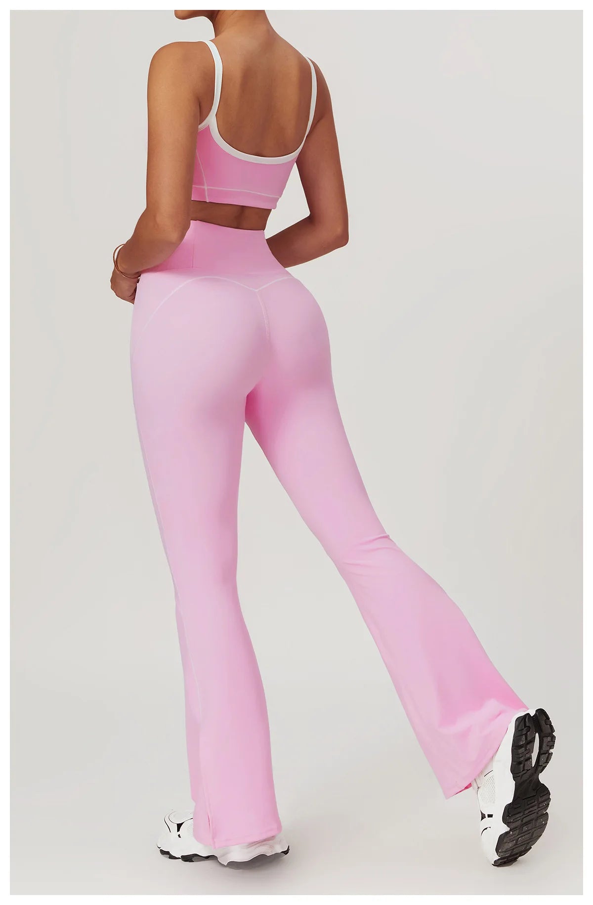 Women’s Yoga Set – Sports Bra, Leggings, Flare Pants & Shorts