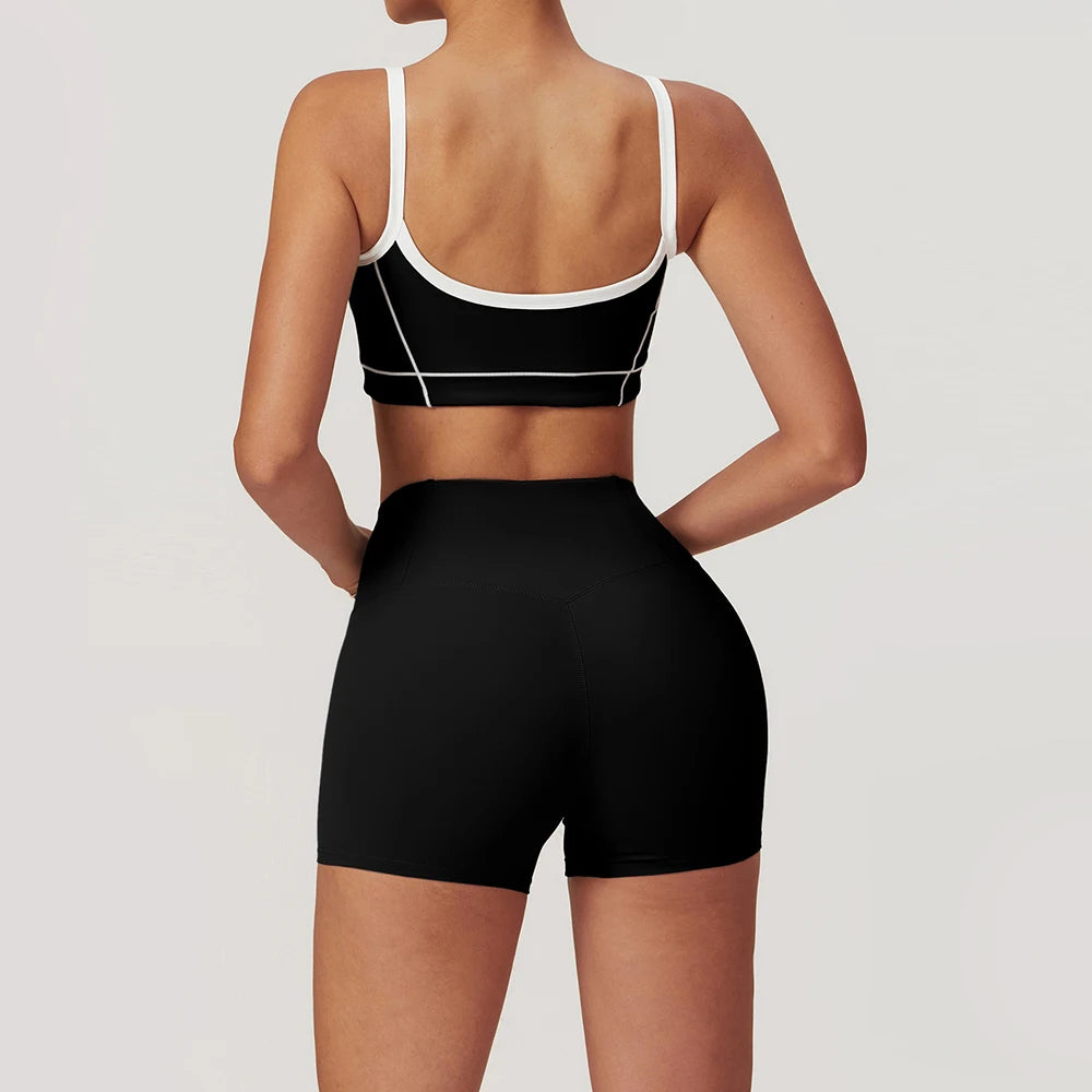Women’s Yoga Set – Sports Bra, Leggings, Flare Pants & Shorts