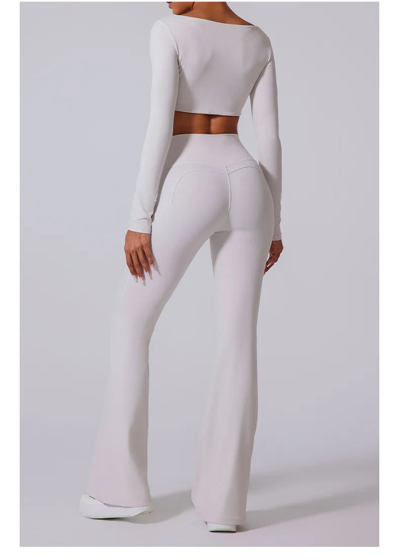 Women’s High Waist Flared Leggings