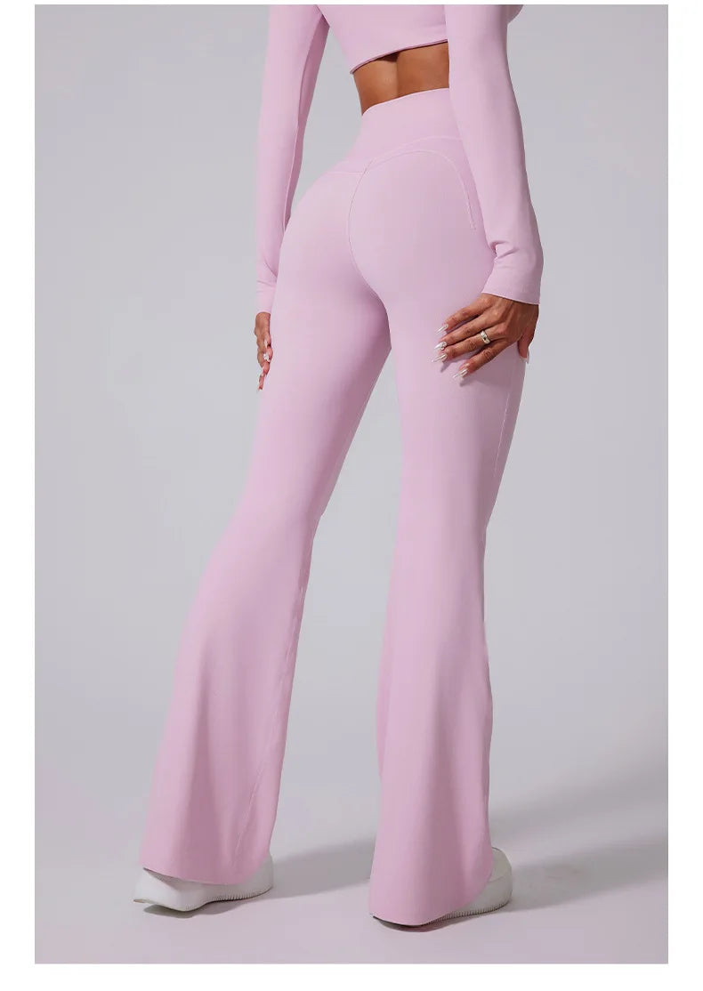 Women’s High Waist Flared Leggings