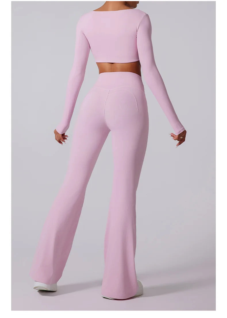 Women’s High Waist Flared Leggings