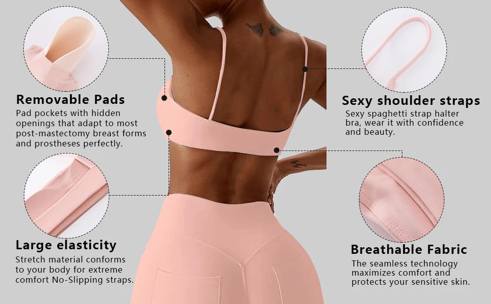 Sports Bra Fitness Top - Breathable