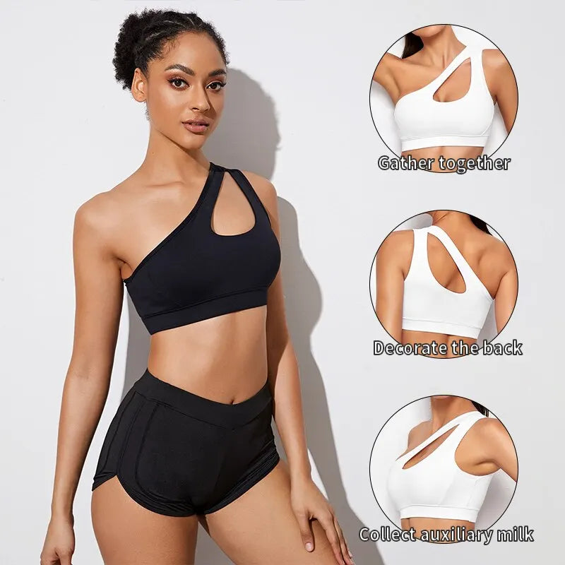 Bold Move One-Shoulder Sports Bra