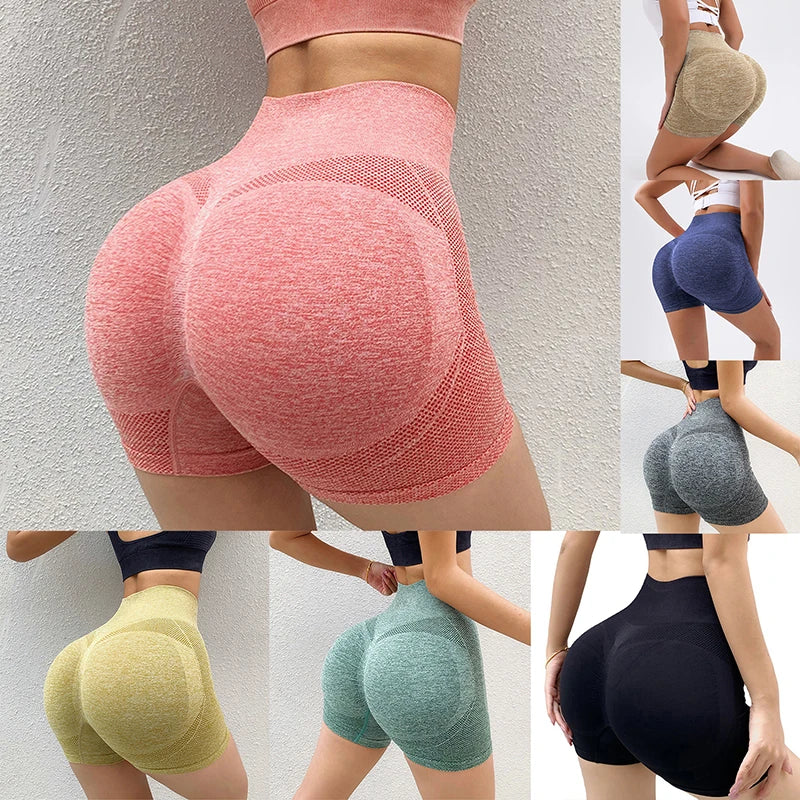 FlexFit High-Waist Gym Shorts