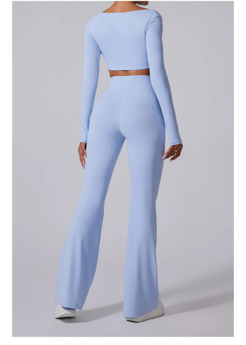 Women’s High Waist Flared Leggings
