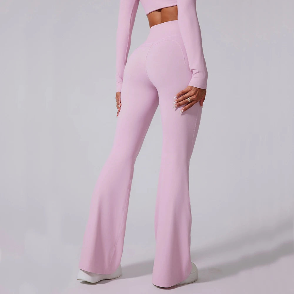 Women’s High Waist Flared Leggings
