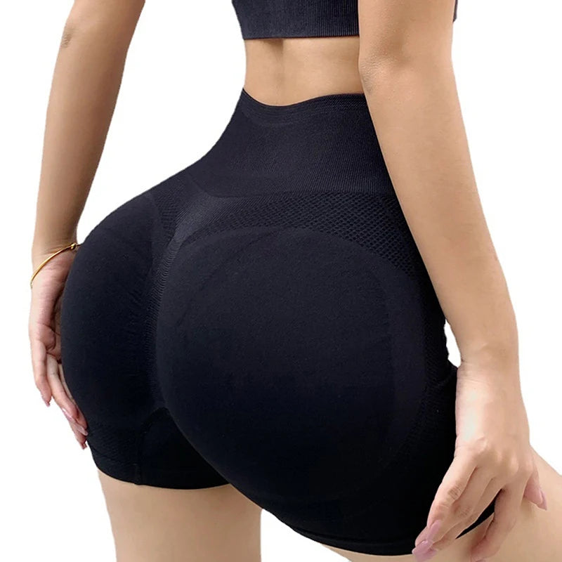 FlexFit High-Waist Gym Shorts