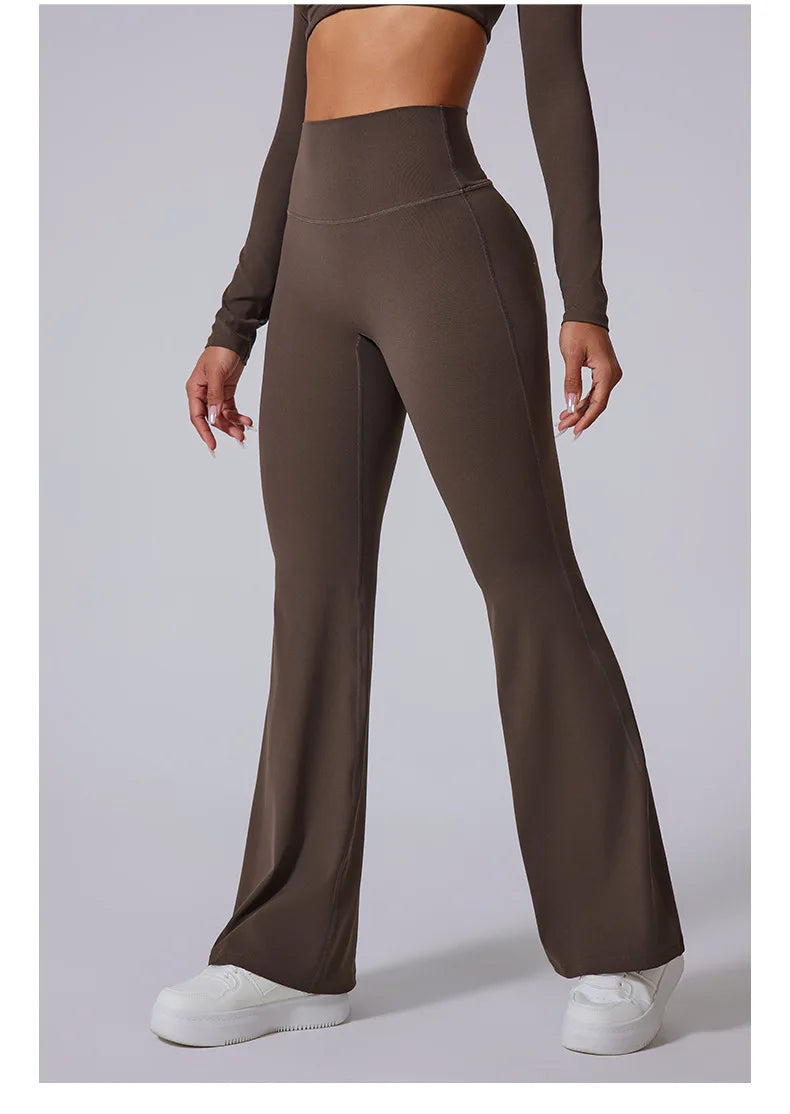 Women’s High Waist Flared Leggings
