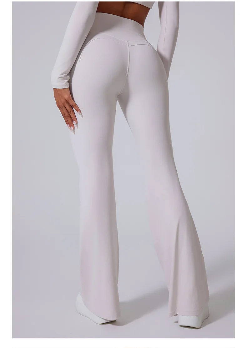 Women’s High Waist Flared Leggings