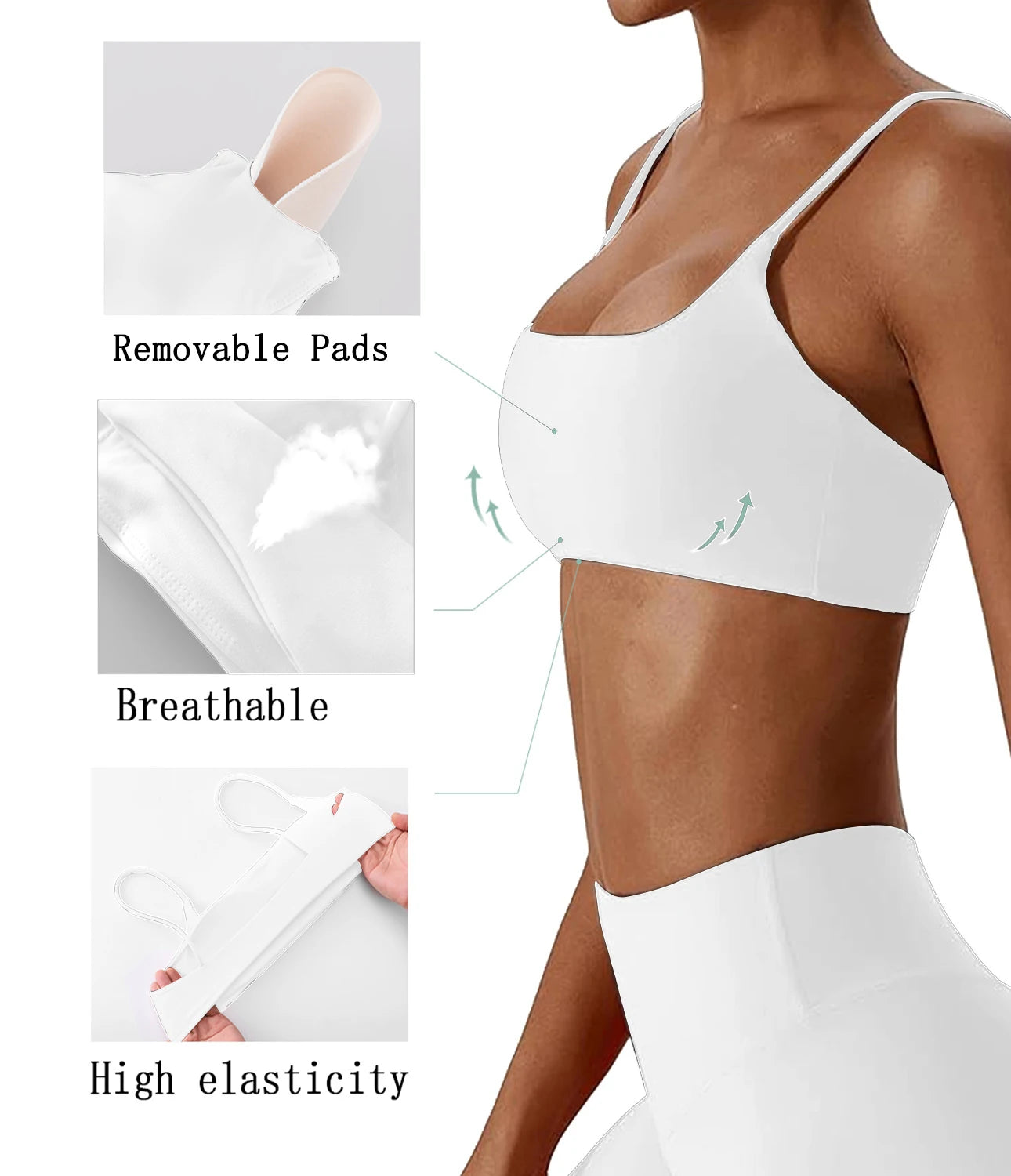Sports Bra Fitness Top - Breathable
