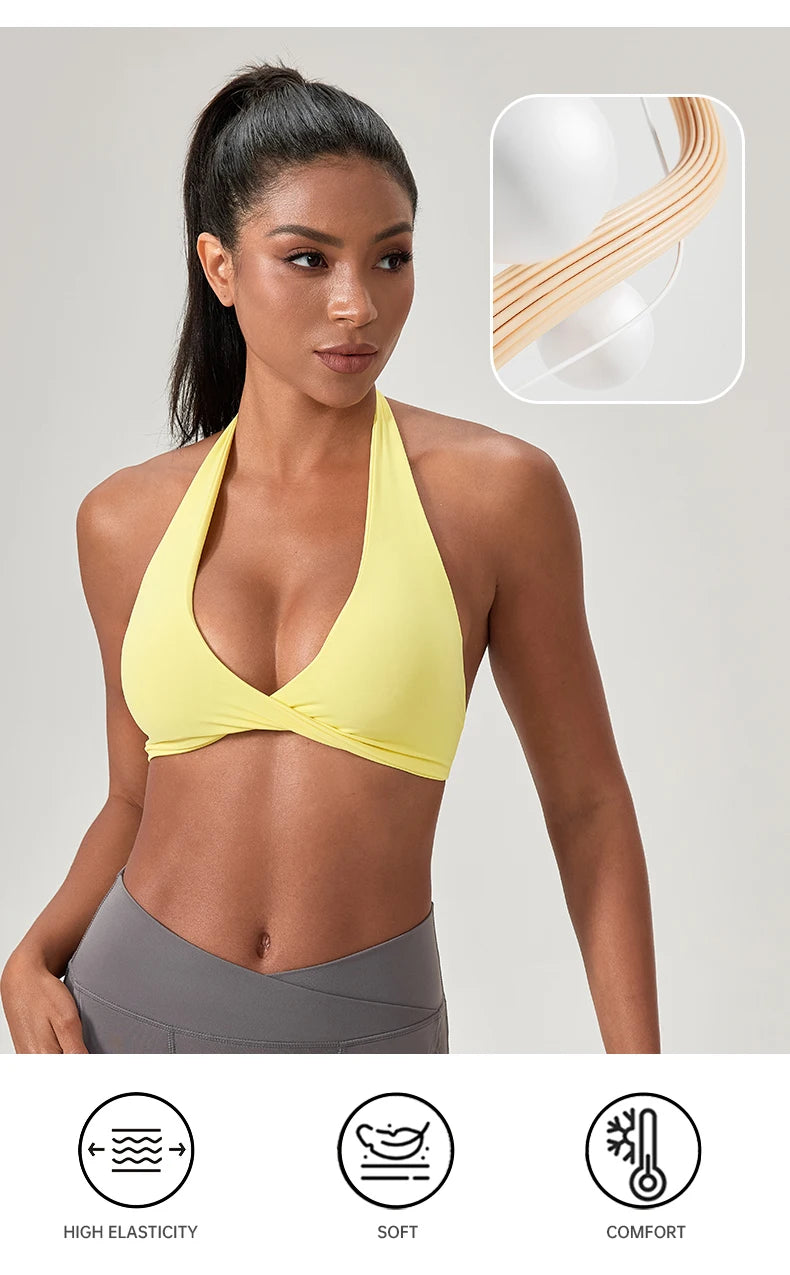 Flow Motion Halter Sports Bra