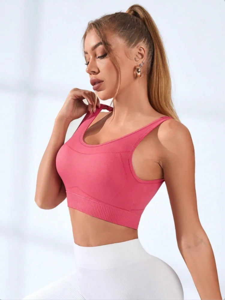 Sports Bra Fitness Vest - Pink