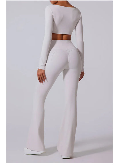 Women’s High Waist Flared Leggings