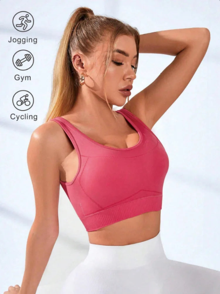 Sports Bra Fitness Vest - Pink