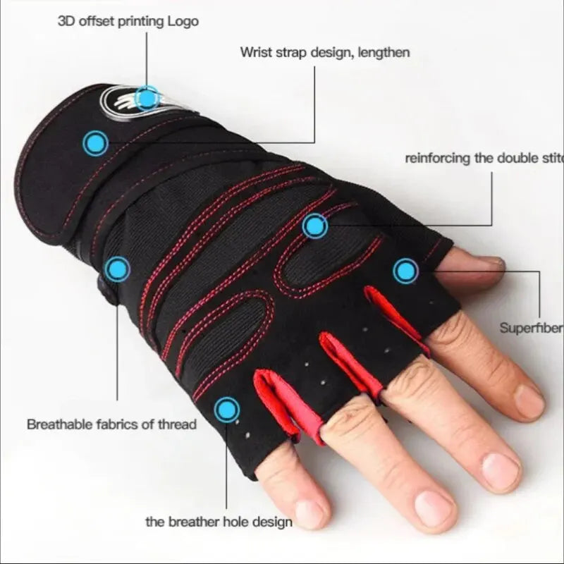 Fitness Half Finger Gloves