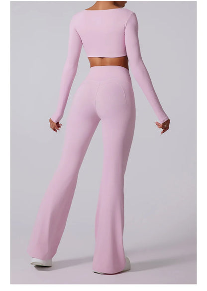 Women’s High Waist Flared Leggings