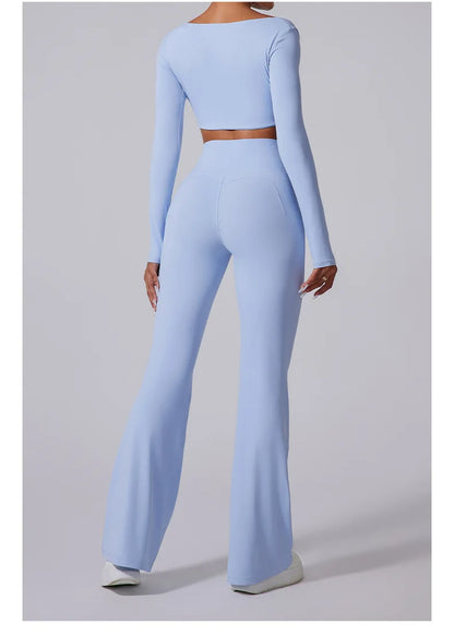 Women’s High Waist Flared Leggings