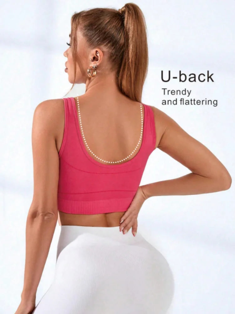 Sports Bra Fitness Vest - Pink