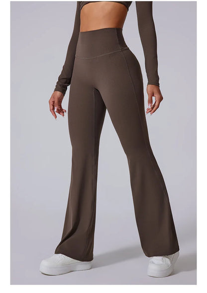 Women’s High Waist Flared Leggings